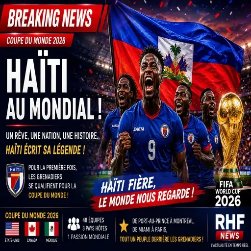 COUPE DU MONDE 2026 : HAÏTI ENTRE EN SCÈNE !