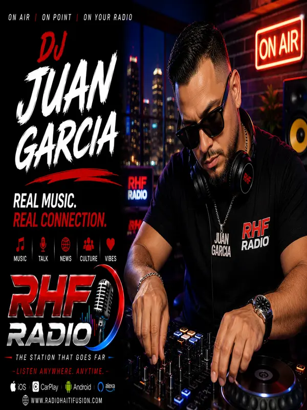 Dj  Juan Garcia  🎧 DJ & Host – Fusion Latino Mix sur RHF