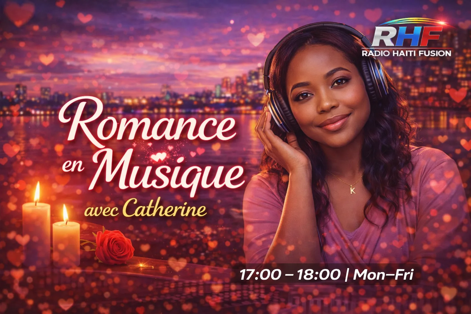 Catherine  🎙️ Animatrice – Romance en Musique (Evening) sur RHF