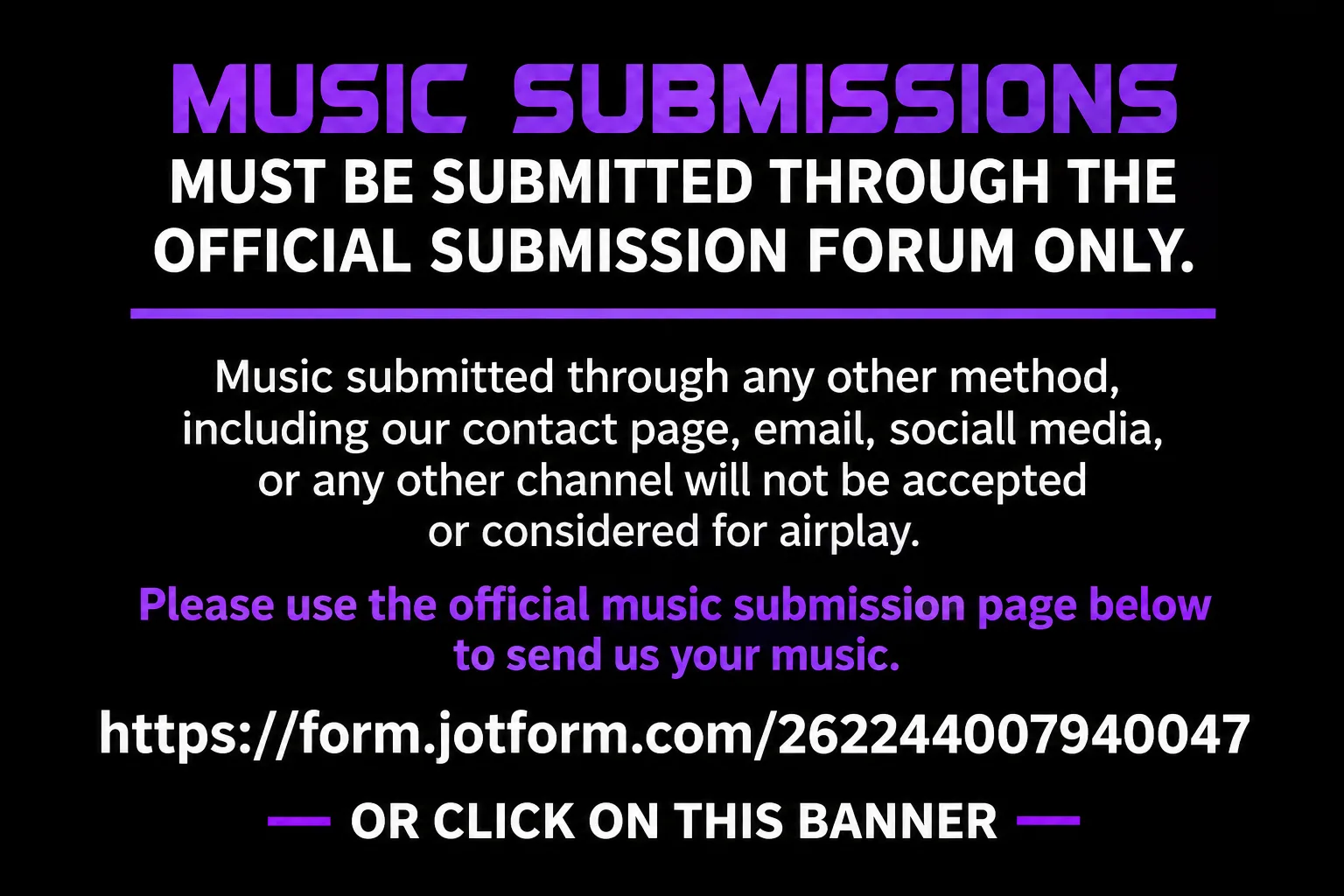 Submit music