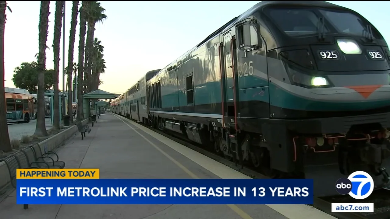 Metrolink increases some ticket prices for 1st time in 13 years. Here's what you need to know