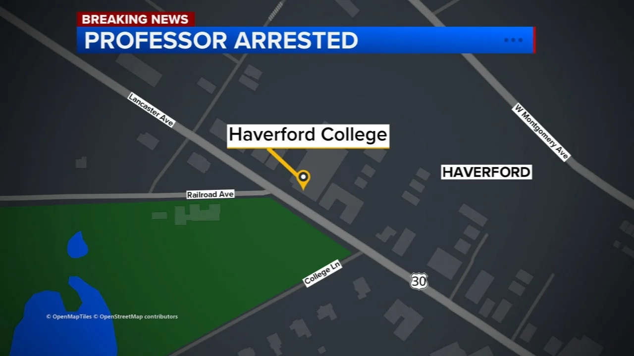 Haverford College professor charged in online harassment case