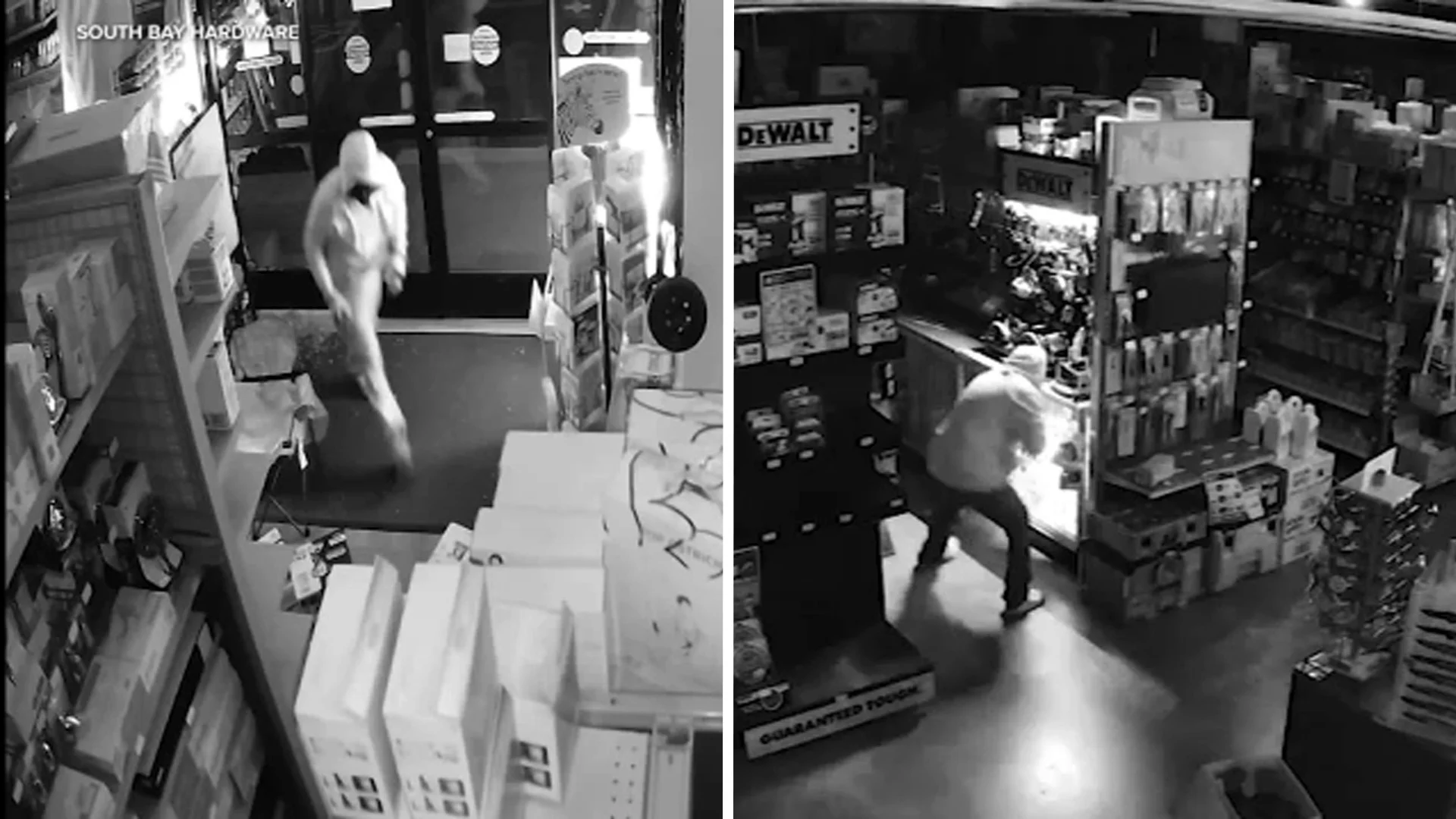 South Bay Hardware in Redondo Beach hit by burglars twice in 2 days, surveillance video shows