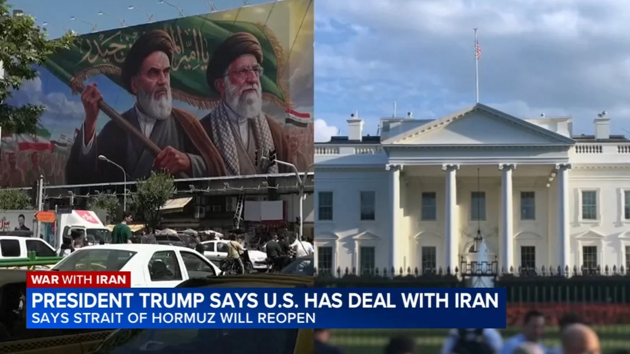 Trump says deal reached with Iran and he has authorized that naval blockade leave Strait of Hormuz