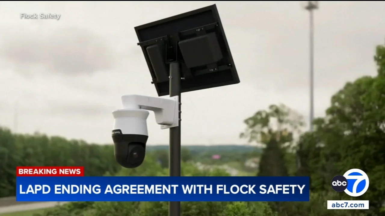 LAPD ending deal with company operating license plate-reading cameras