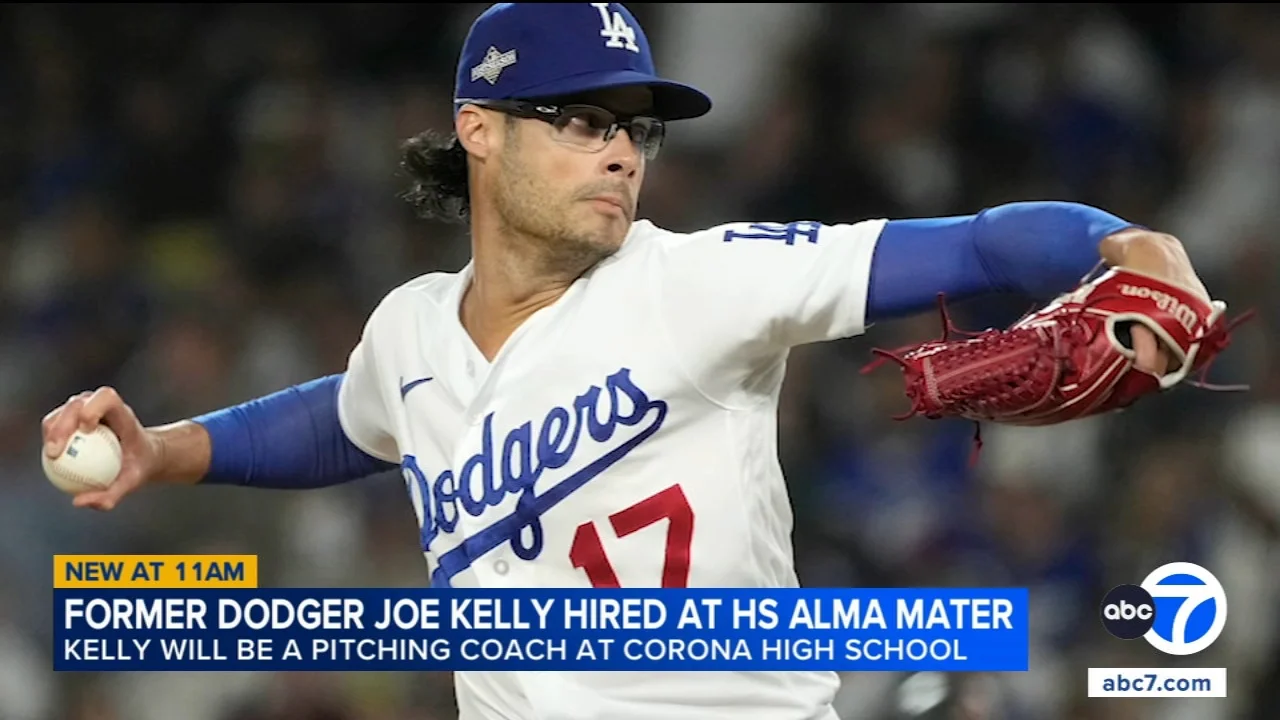 Former Dodger Joe Kelly hired as pitching coach at Corona High School, his alma mater