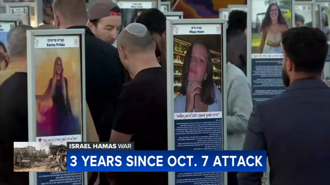 Israel marks three years since October 7 attack with memorials and protests