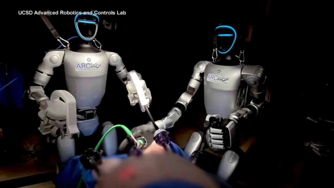 'Surgie' the humanoid robot makes history with world-first live animal surgeries