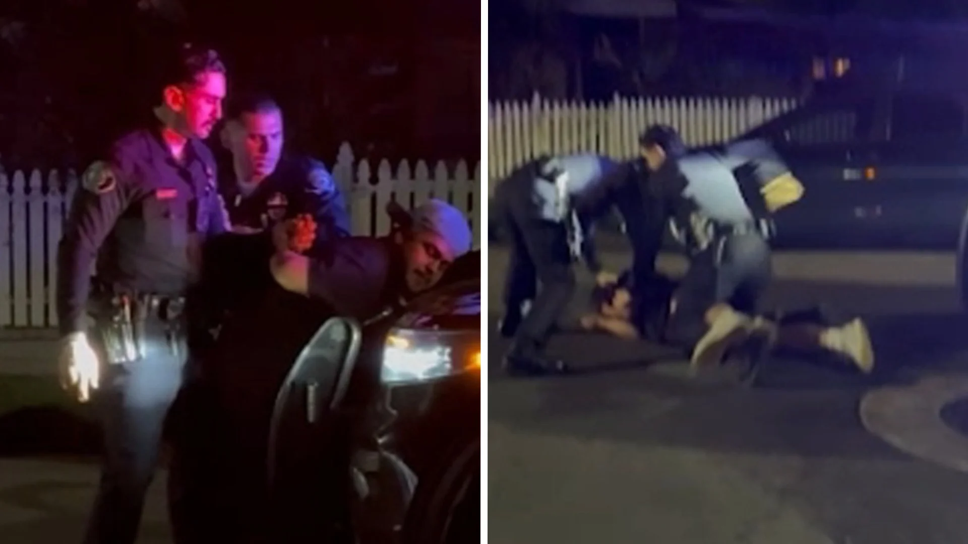 Video of Santa Ana police pulling man to ground, punching him during arrest prompts use-of-force inv