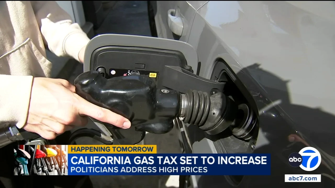 California gas tax set to increase Wednesday as travelers gear up for July Fourth weekend