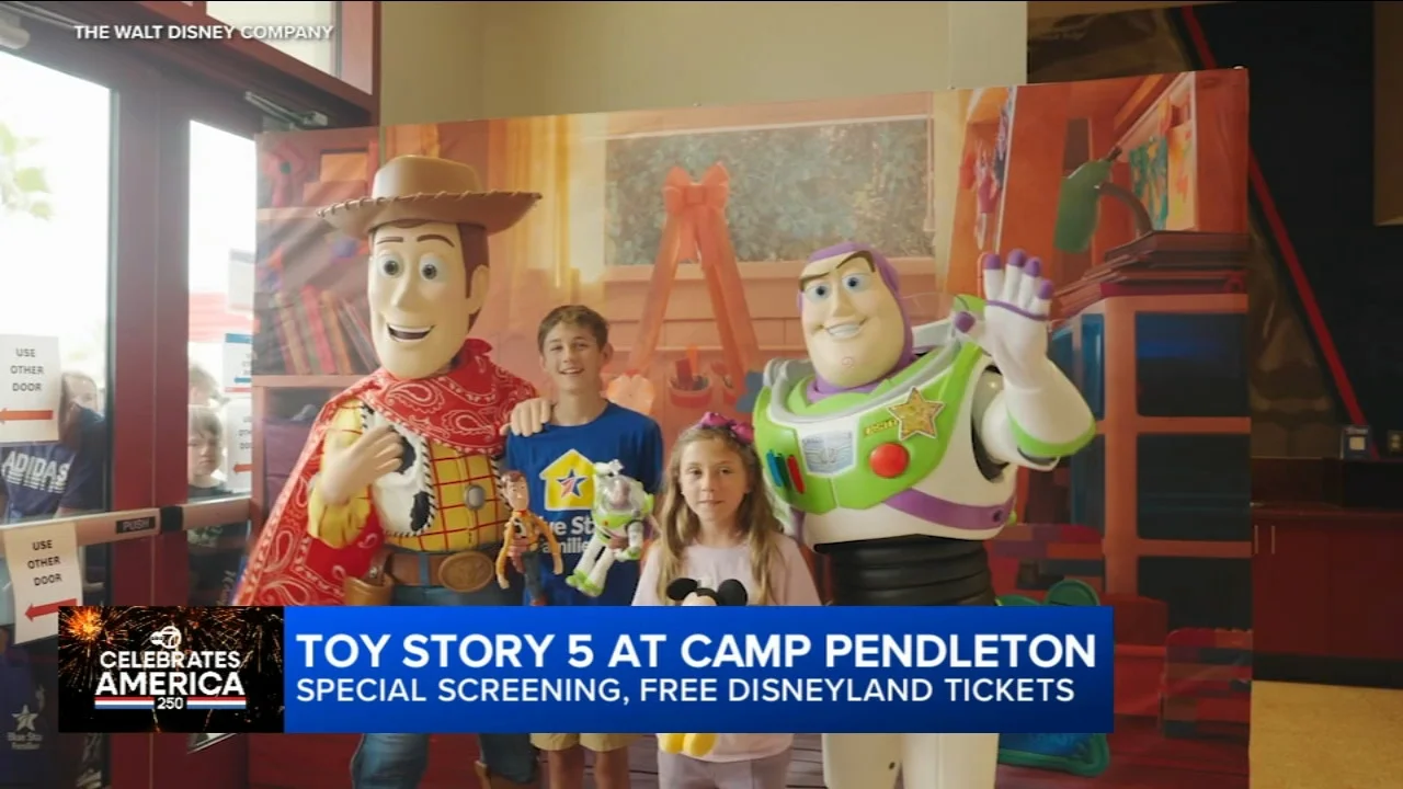 Camp Pendleton families treated to big surprises by Disney and 'Toy Story' friends