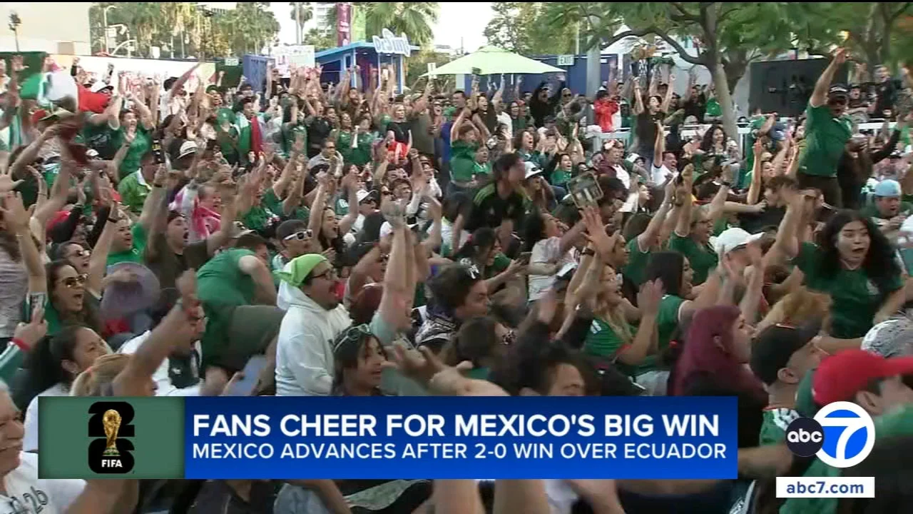 Mexico fans dream of more wins in the World Cup, singing 'What if we do?'