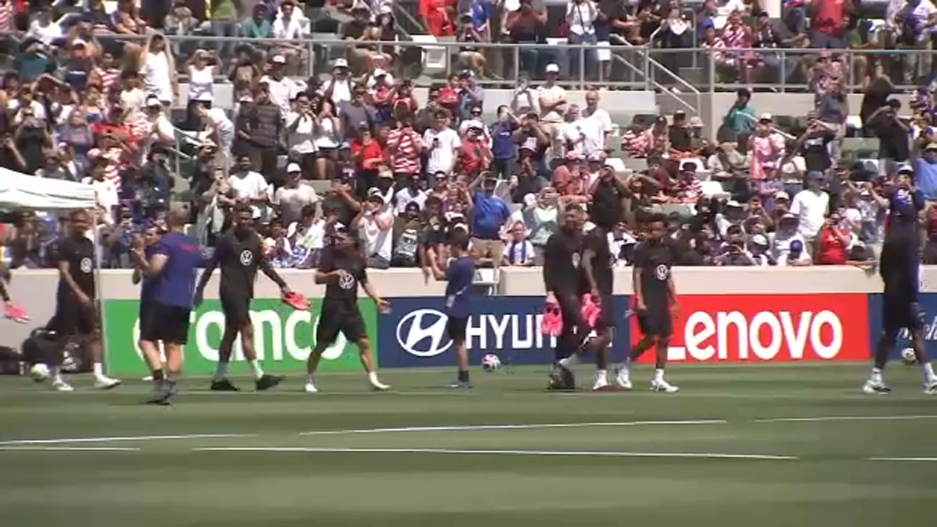 Team USA kicks off practice in Irvine ahead of first World Cup game Friday