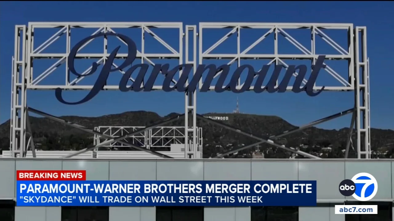 Paramont-Warner Bros. $81B merger complete; 'Skydance' will trade on Wall Street this week