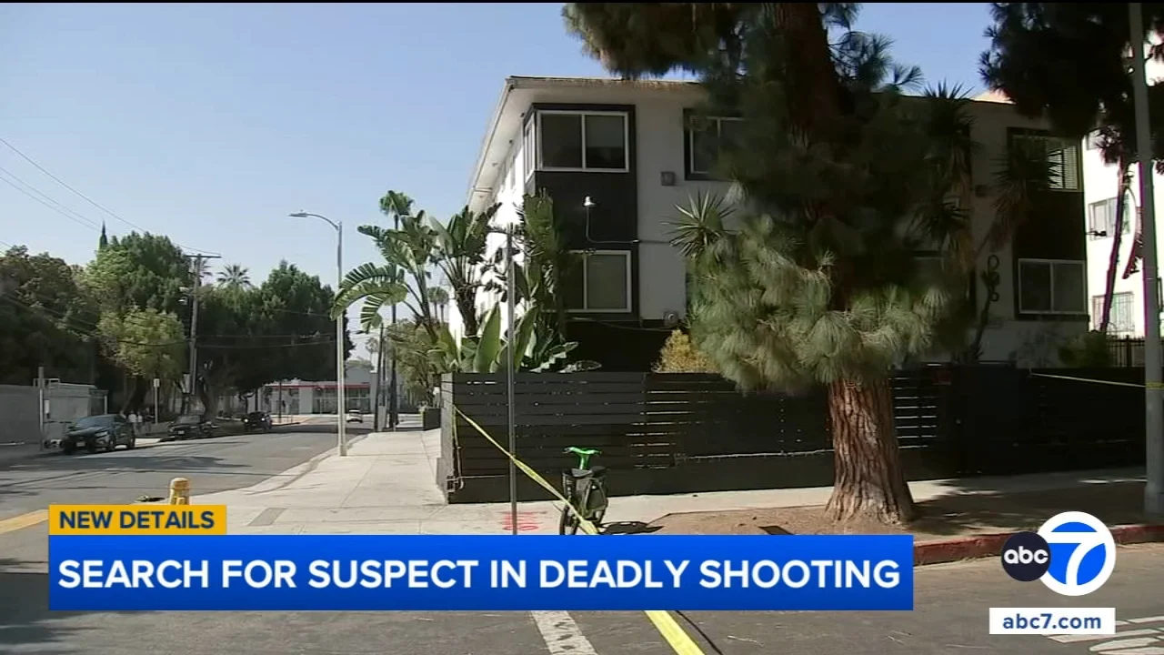 Man found shot to death at Hollywood apartment building, search for suspect underway