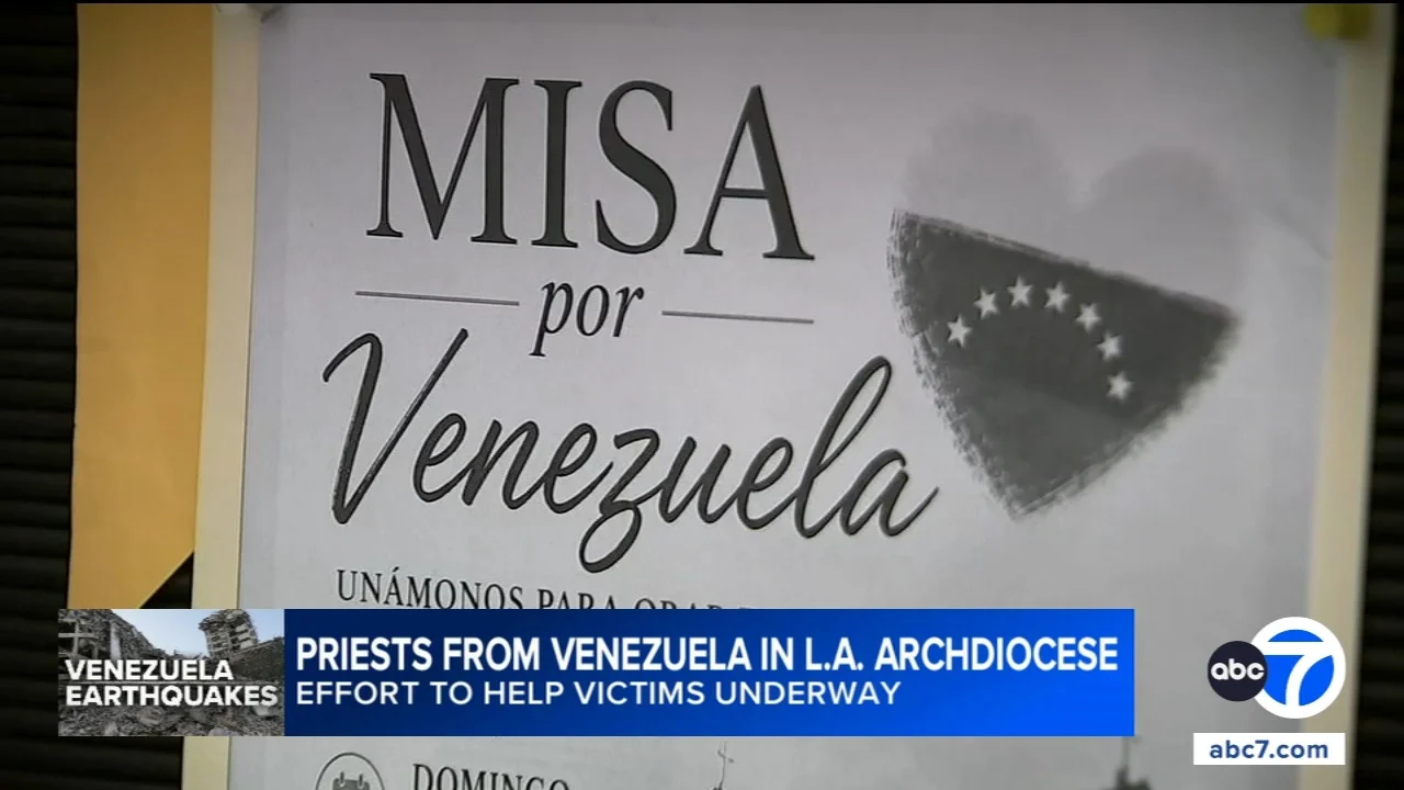 LA Catholic Church urges parishes to join in Venezuelan earthquake relief effort