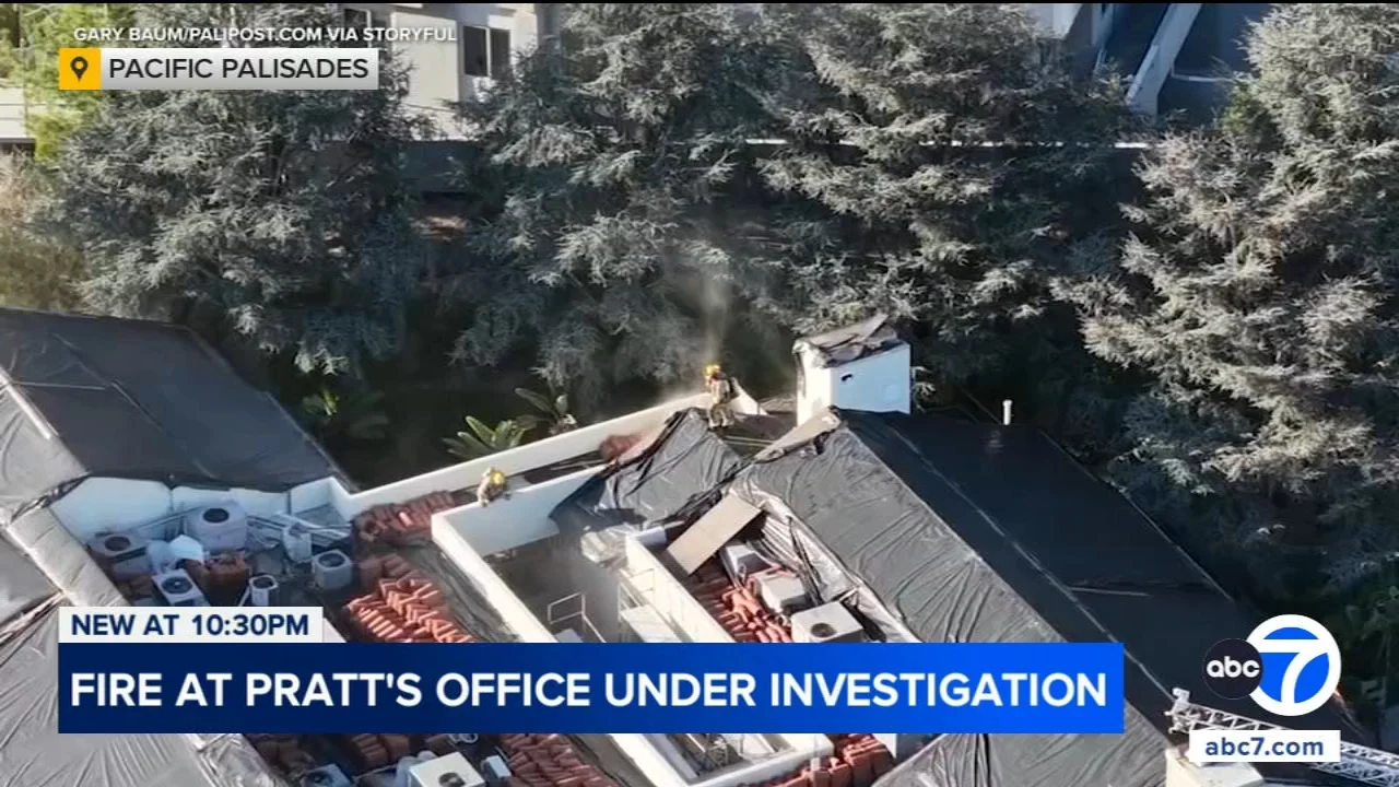Fire breaks out at Spencer Pratt's campaign office in Pacific Palisades