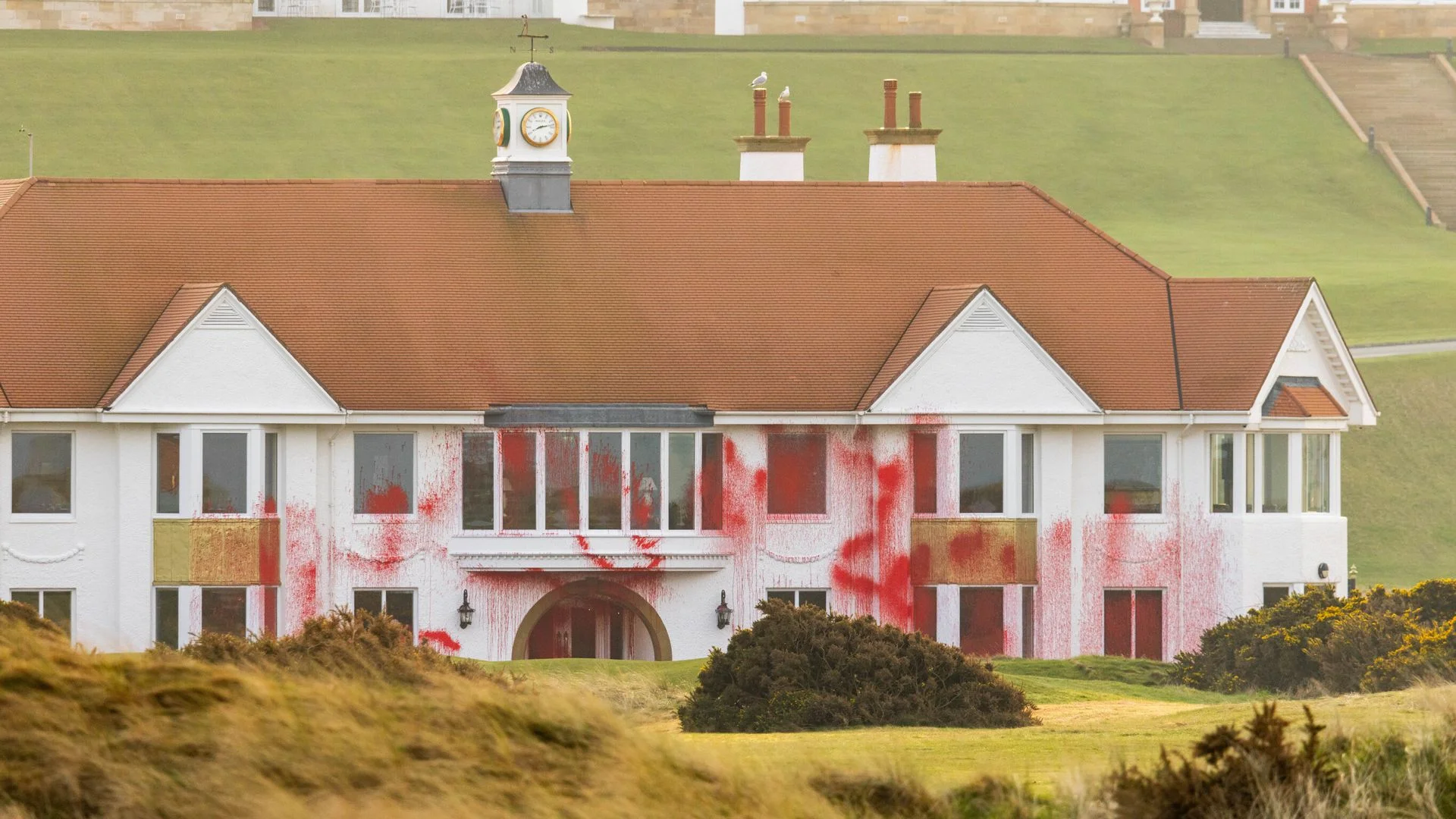 Suspects accused of vandalising Trump Turnberry golf resort to stand trial