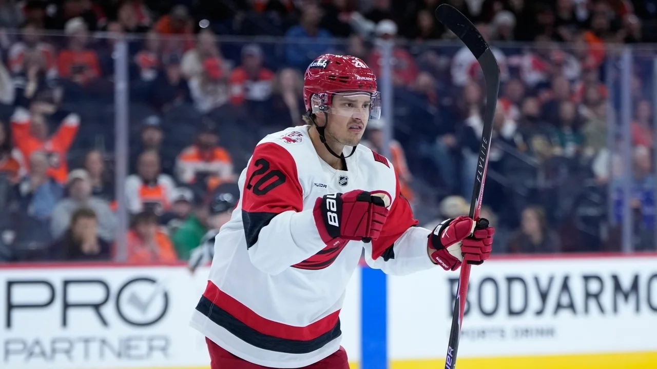 Hurricanes beat the Flyers 3-2 in OT for their first win as Aho scores 2