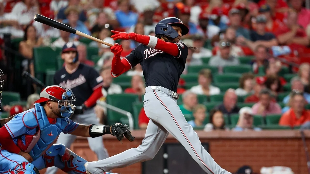 CJ Abrams joins 30-30 club as Nationals rout Cardinals 9-1