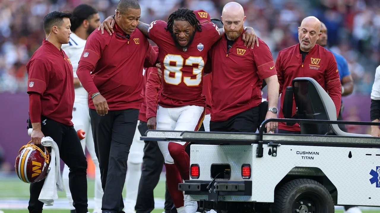 Commanders receiver Jaylin Lane has a fractured and dislocated left ankle, AP source says