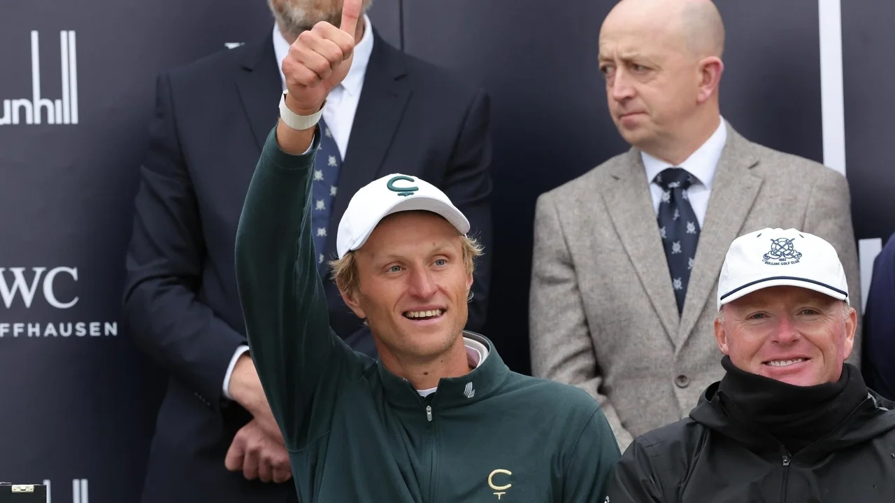 Adrian Meronk of LIV Golf rallies to win Dunhill Links and secure European tour membership