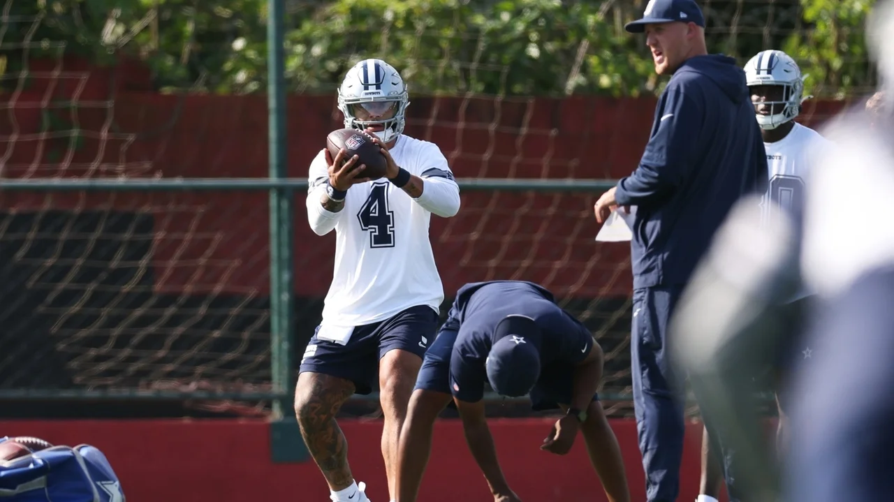 Cowboys emphasize business trip mentality as they practice in Rio ahead of their game vs Ravens