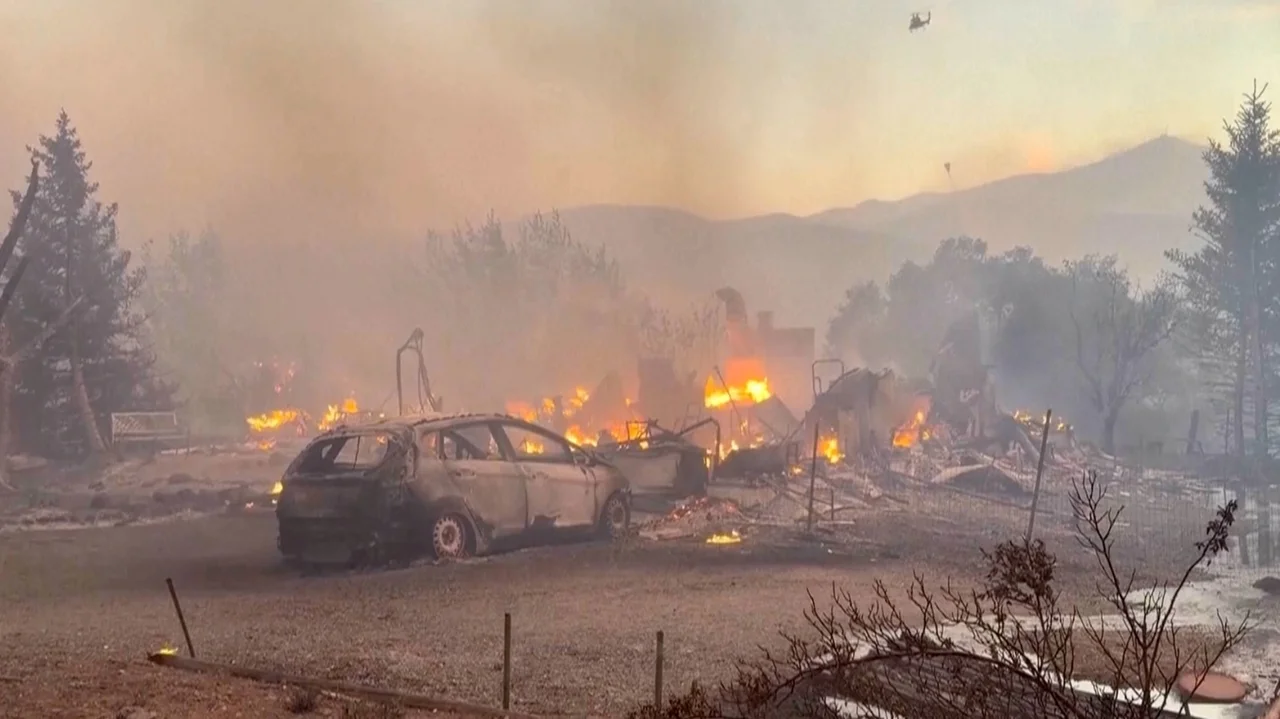 Evacuations ordered in rural Texas as wildfire mushrooms within hours