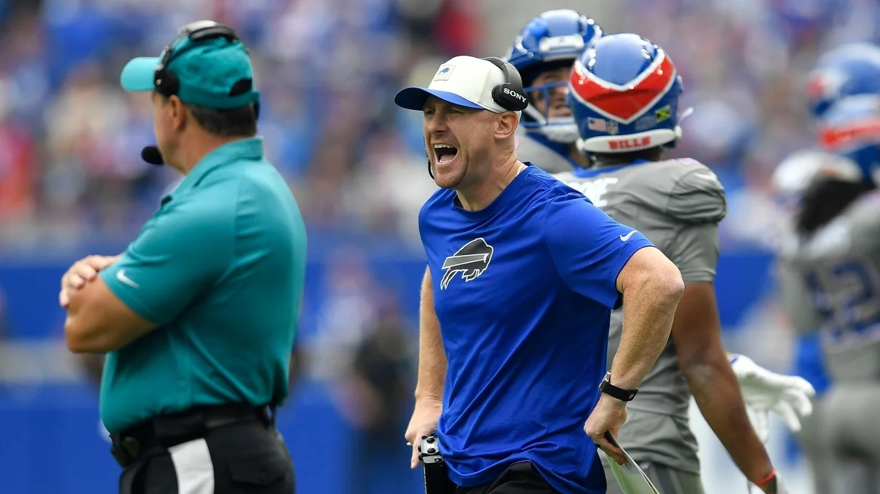 Bills rookie coach Joe Brady draws positives from overcoming 5 turnovers to beat Chargers