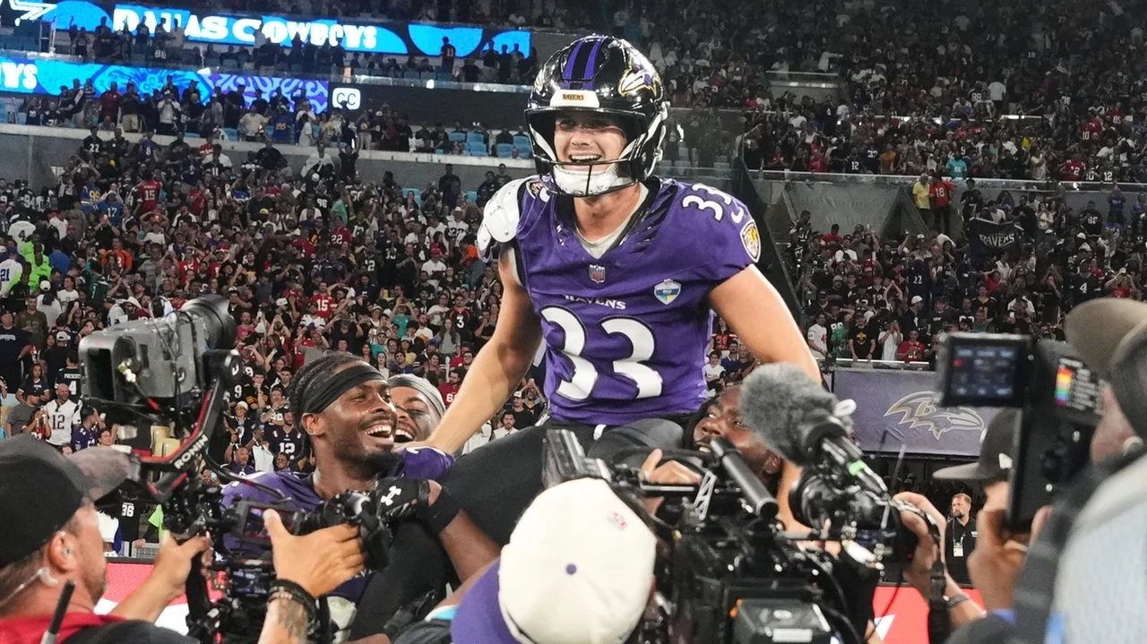 Tyler Loop's clutch 56-yard FG lifts Ravens over Cowboys, helps atone for last season's rough end