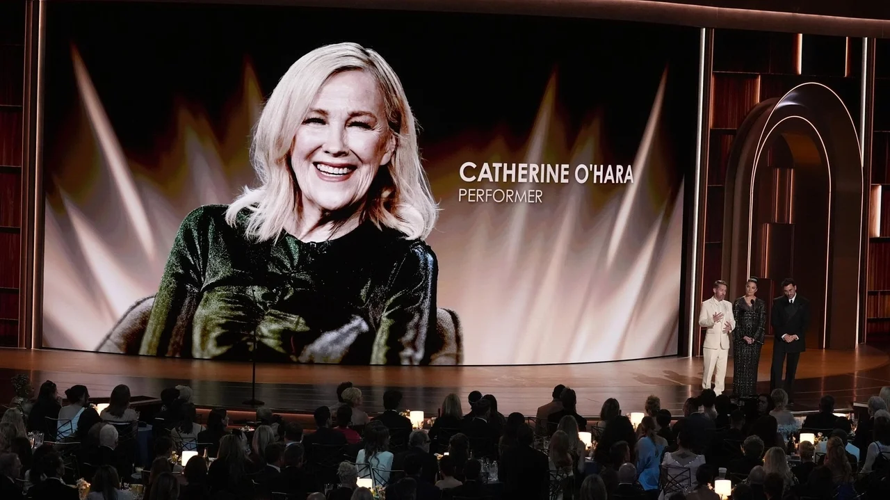 Macaulay Culkin and 'Schitt's Creek' stars honor Catherine O'Hara in moving Emmys tribute