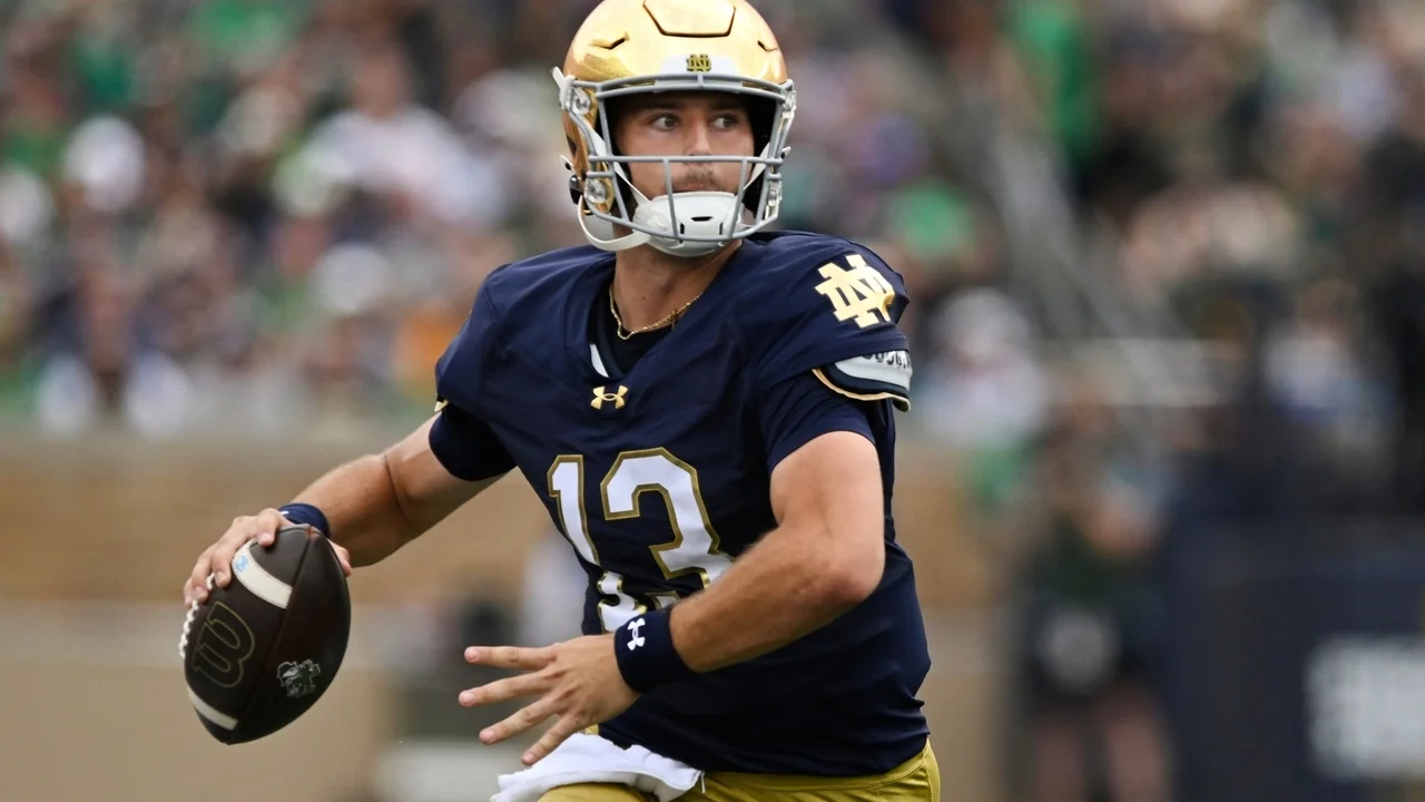 No. 4 Notre Dame seeking faster start to season as it opens against Wisconsin at Lambeau Field