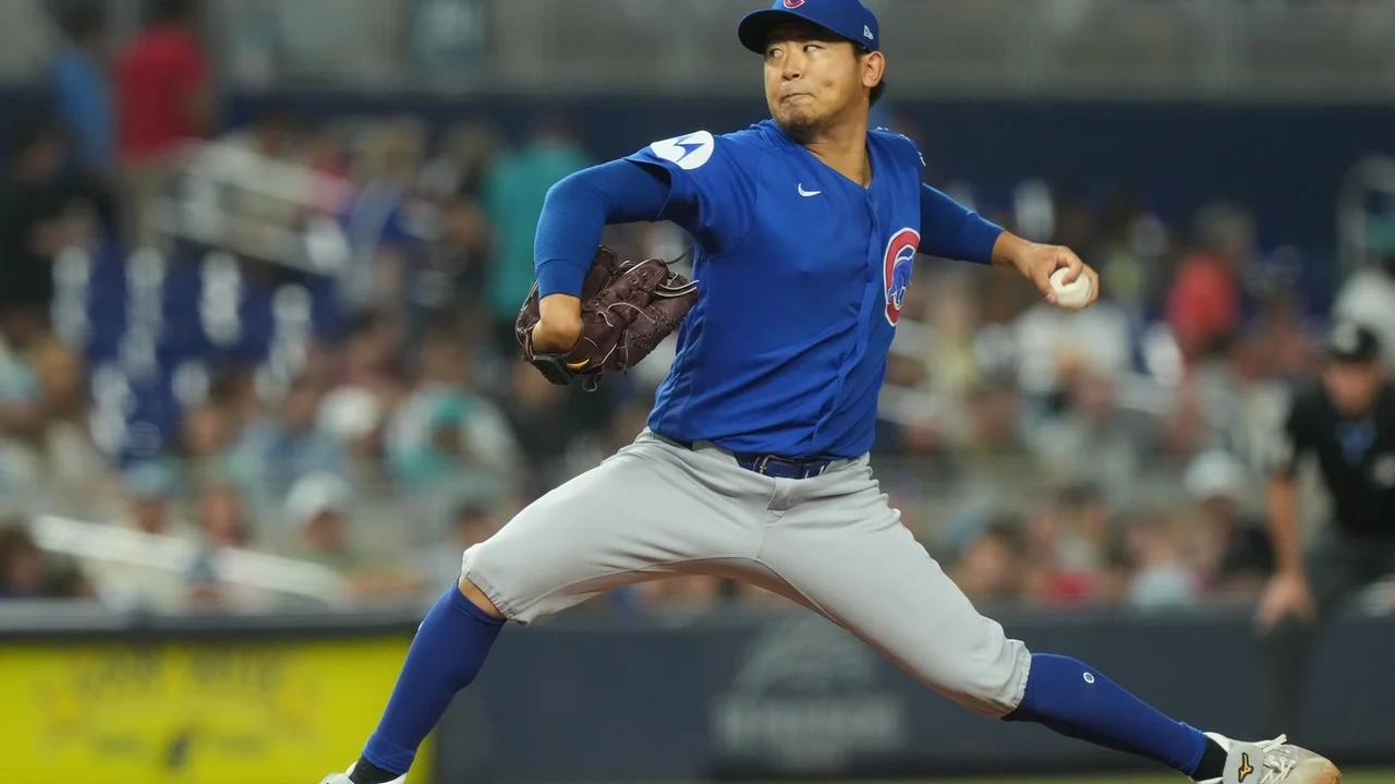 Imanaga pitches 6 sharp innings, Crow-Armstrong doubles, steals 33rd base as Cubs beat Marlins 6-1
