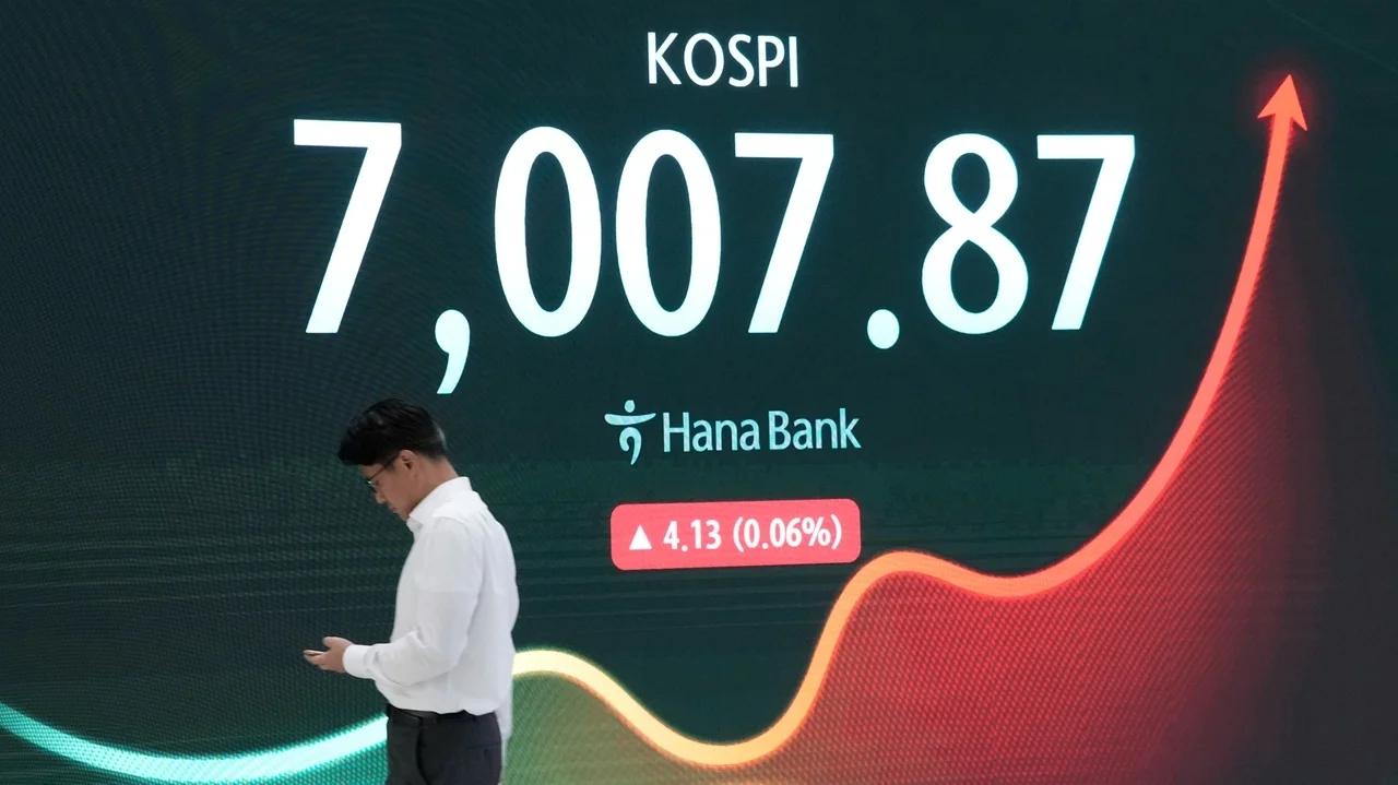 Asian shares are mixed after Wall Street gains, oil price steadies