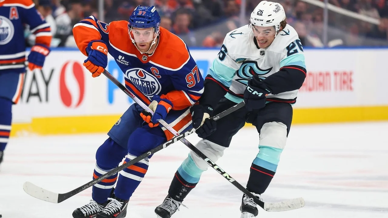 McDavid has a goal and an assist as the Oilers beat the Kraken 3-1