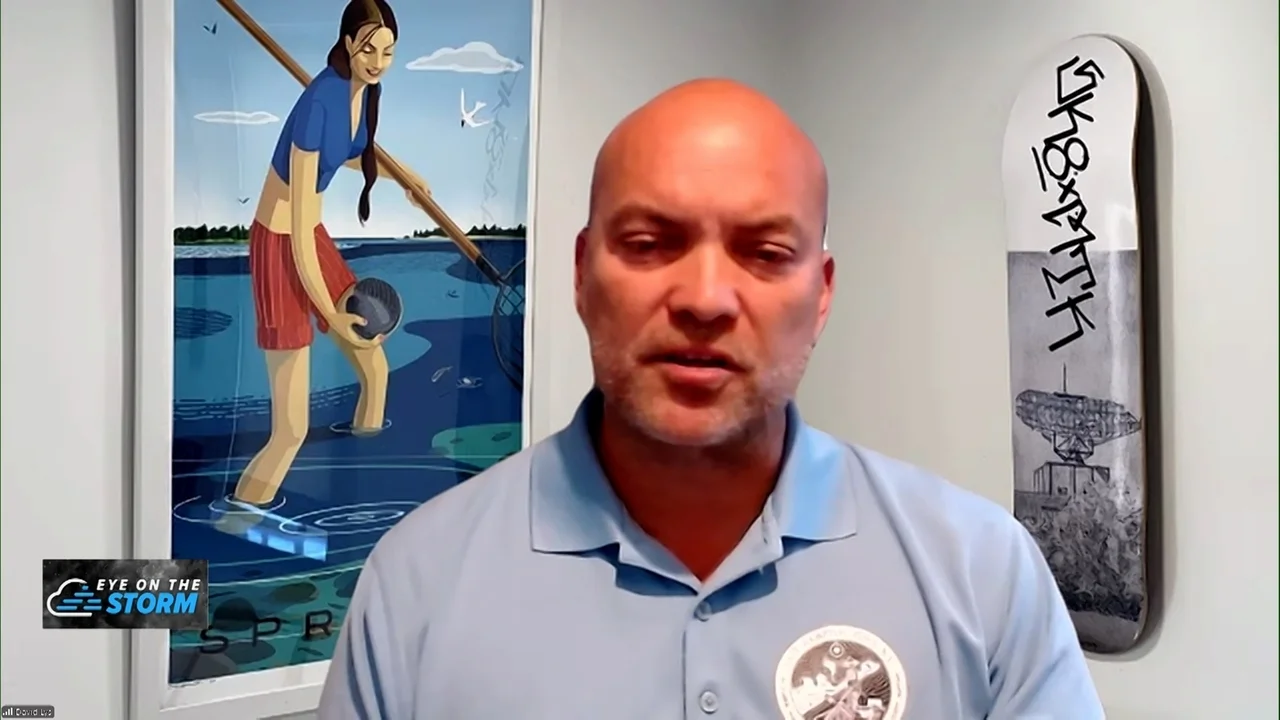 East Hampton Deputy Supervisor David Lys talks about affects of the nor'easter