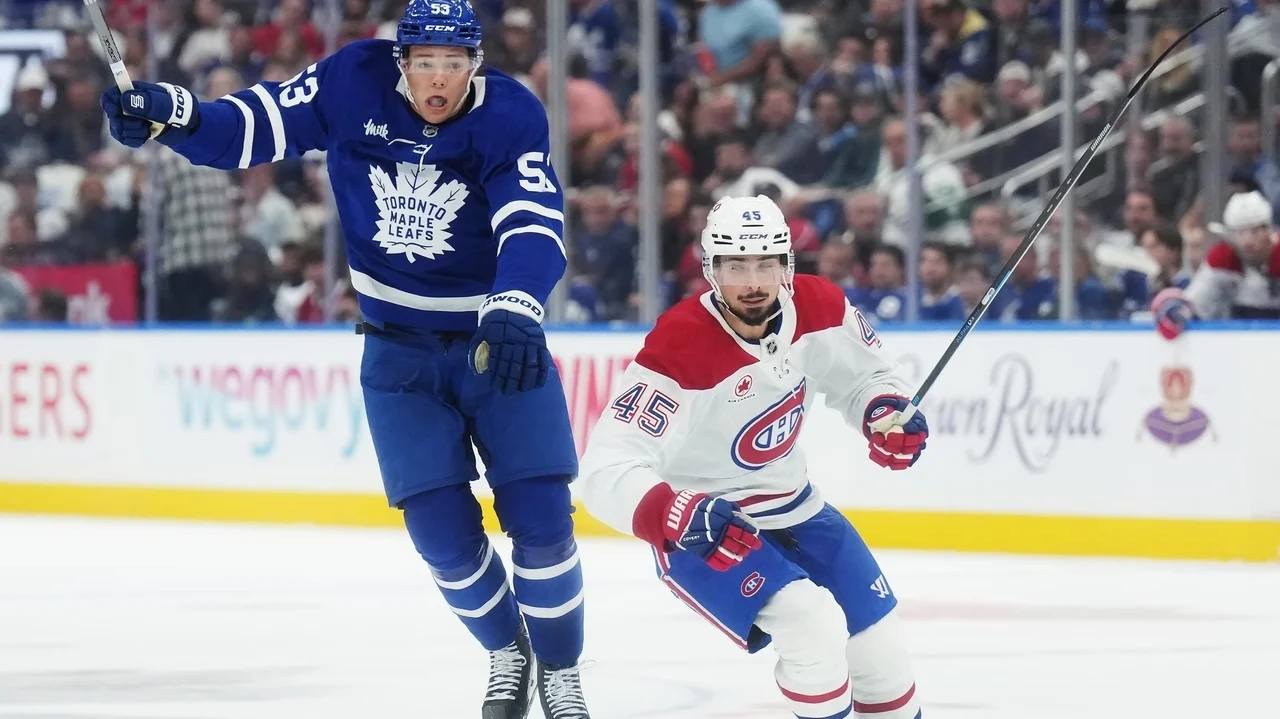 Carrier's goal late in the 3rd period helps Canadiens beat Maple Leafs 3-2