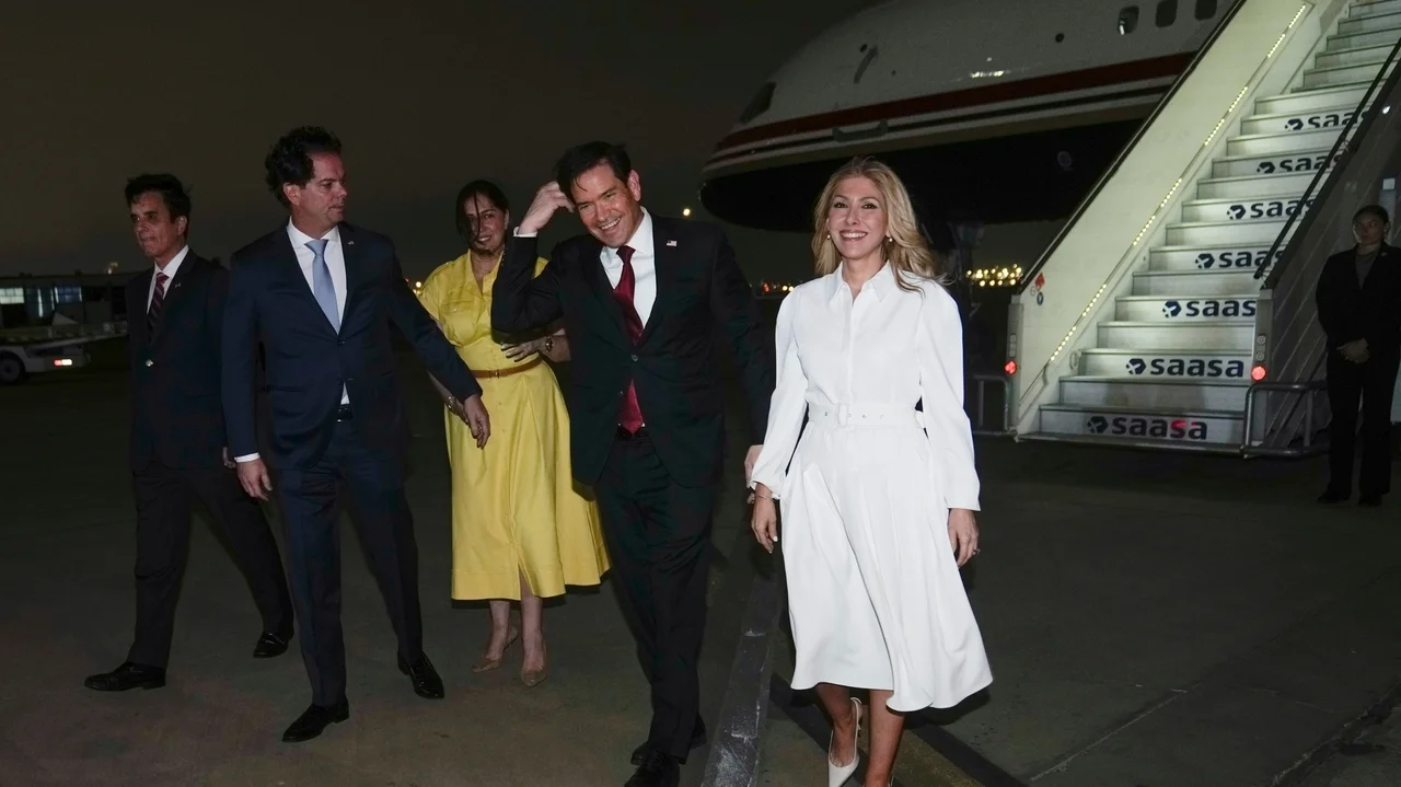 Rubio is wrapping up South America tour focused drug cartel fight with a stop in Peru