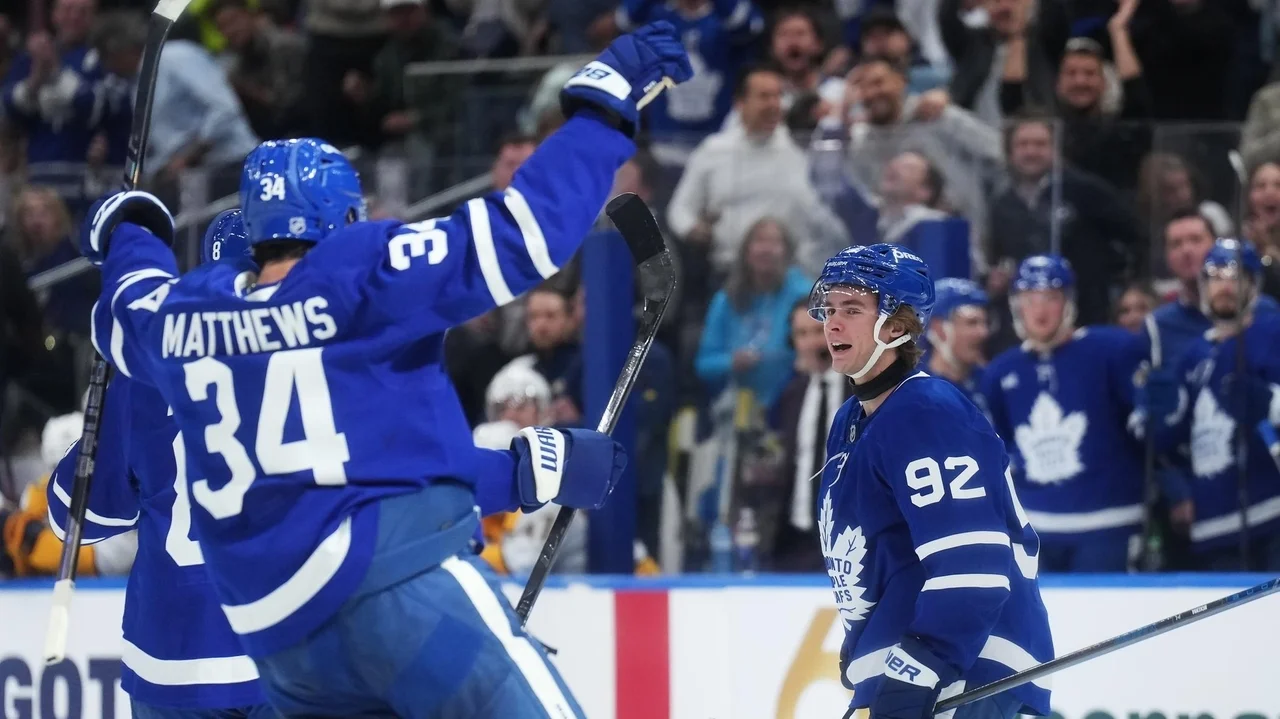 Matthews scores OT winner, McKenna gets his first NHL goal, as Maple Leafs beat Predators 5-4
