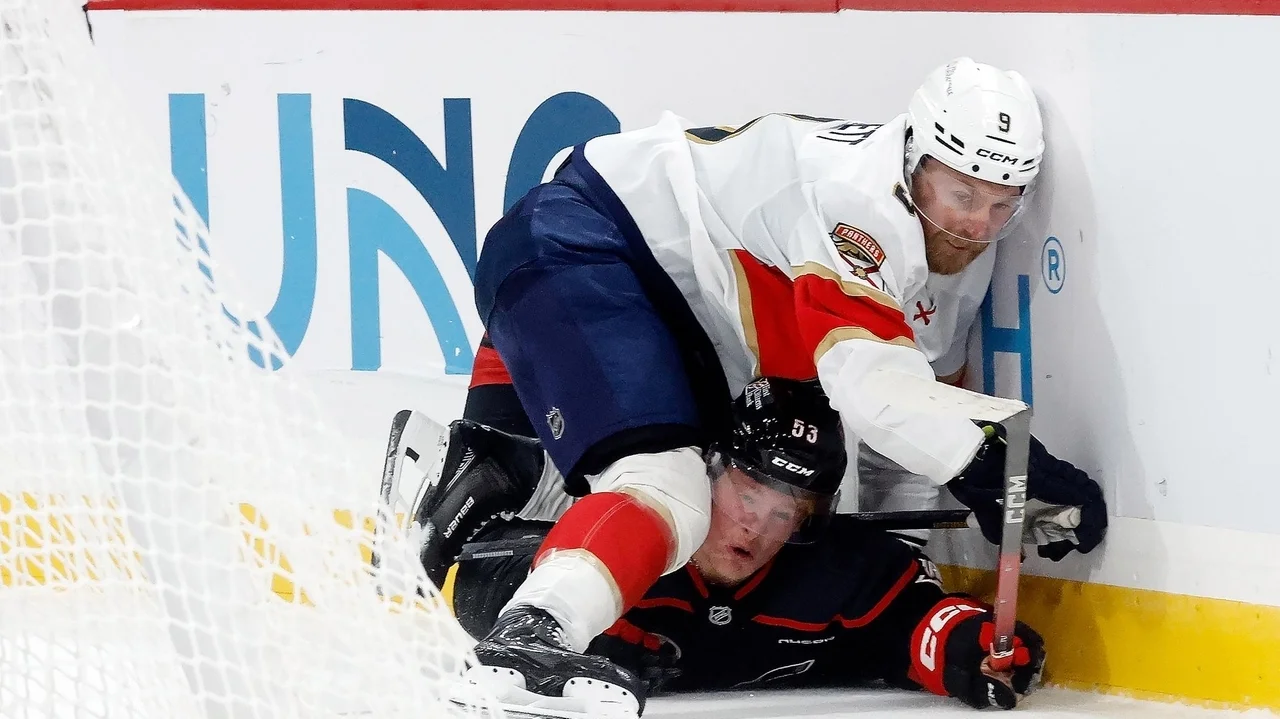 In battle of Stanley Cup winners, Panthers announce return in OT win against Hurricanes