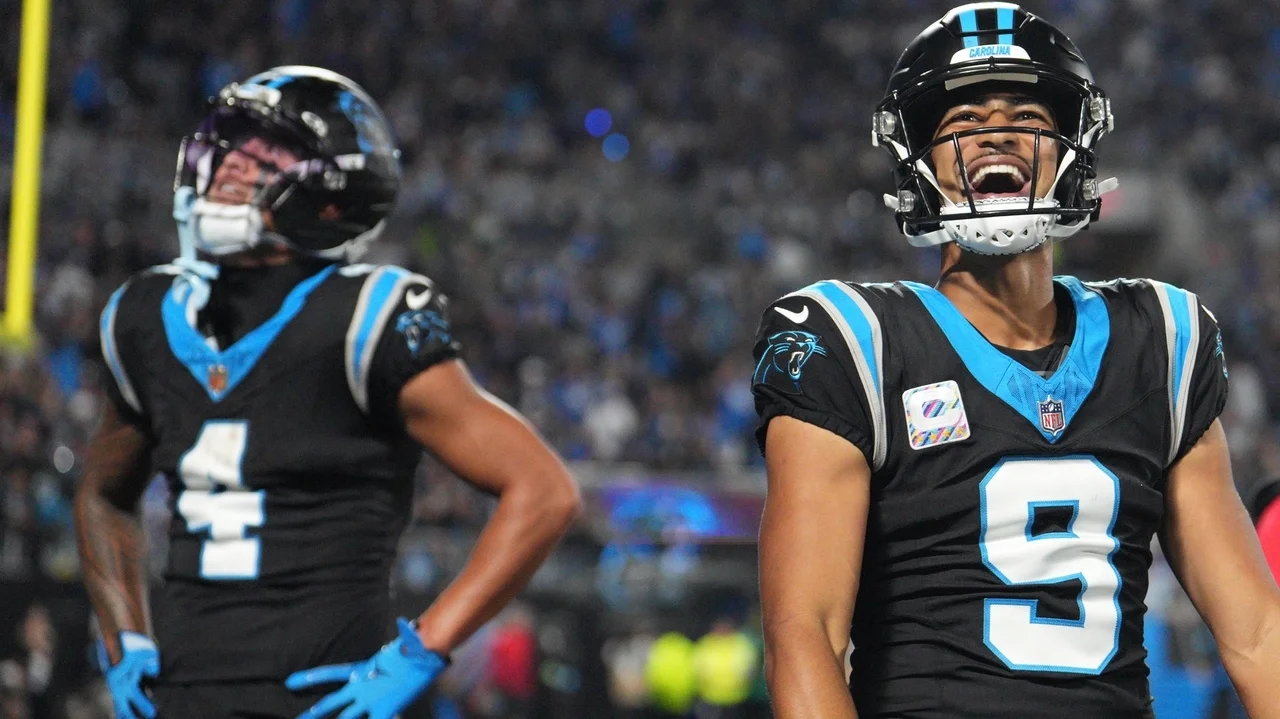Bryce Young and Tetairoa McMillan connect for 2 TDs to lead Panthers past Lions 32-26