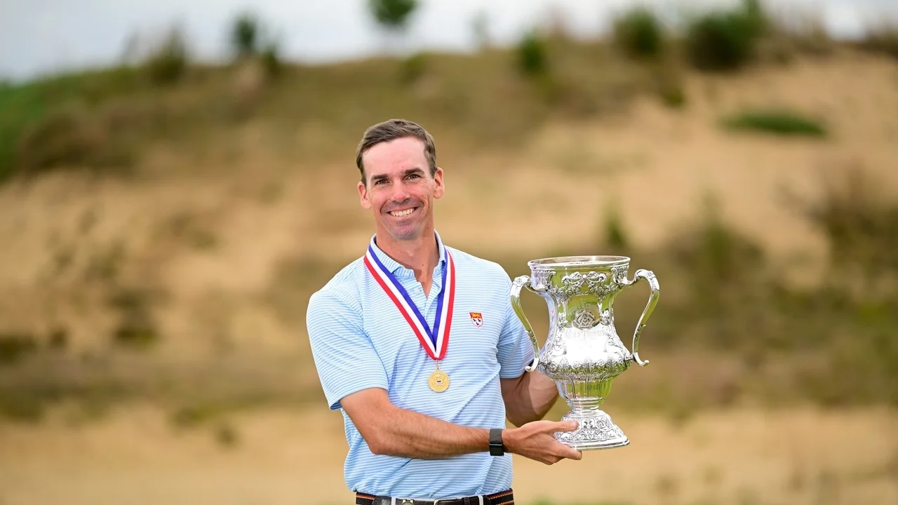 Andrew Bailey was at the US Open to sell merchandise. He returns next year as a player