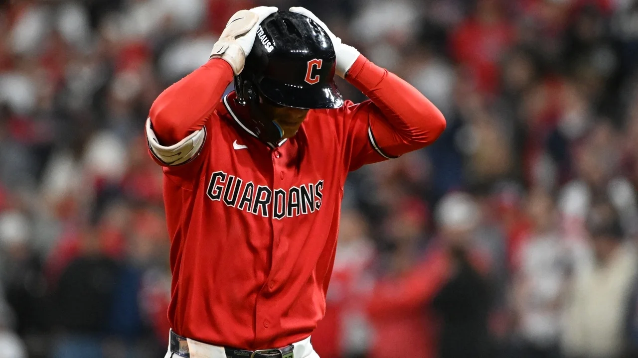 Guardians' bats go cold again, wasting Gavin Williams' 11 strikeouts in Game 2 loss