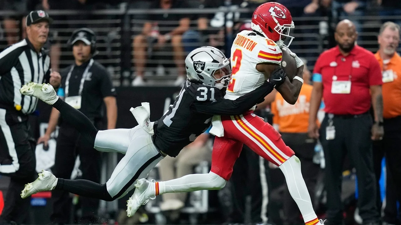 Chiefs' Tyquan Thornton suffers gruesome-looking leg injury vs. Raiders. Rashee Rice also hurt