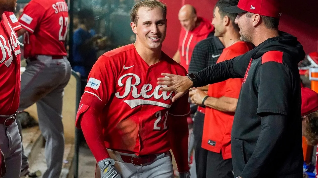 Reds' Bleday hits for cycle in 1st 4 at-bats against Diamondbacks