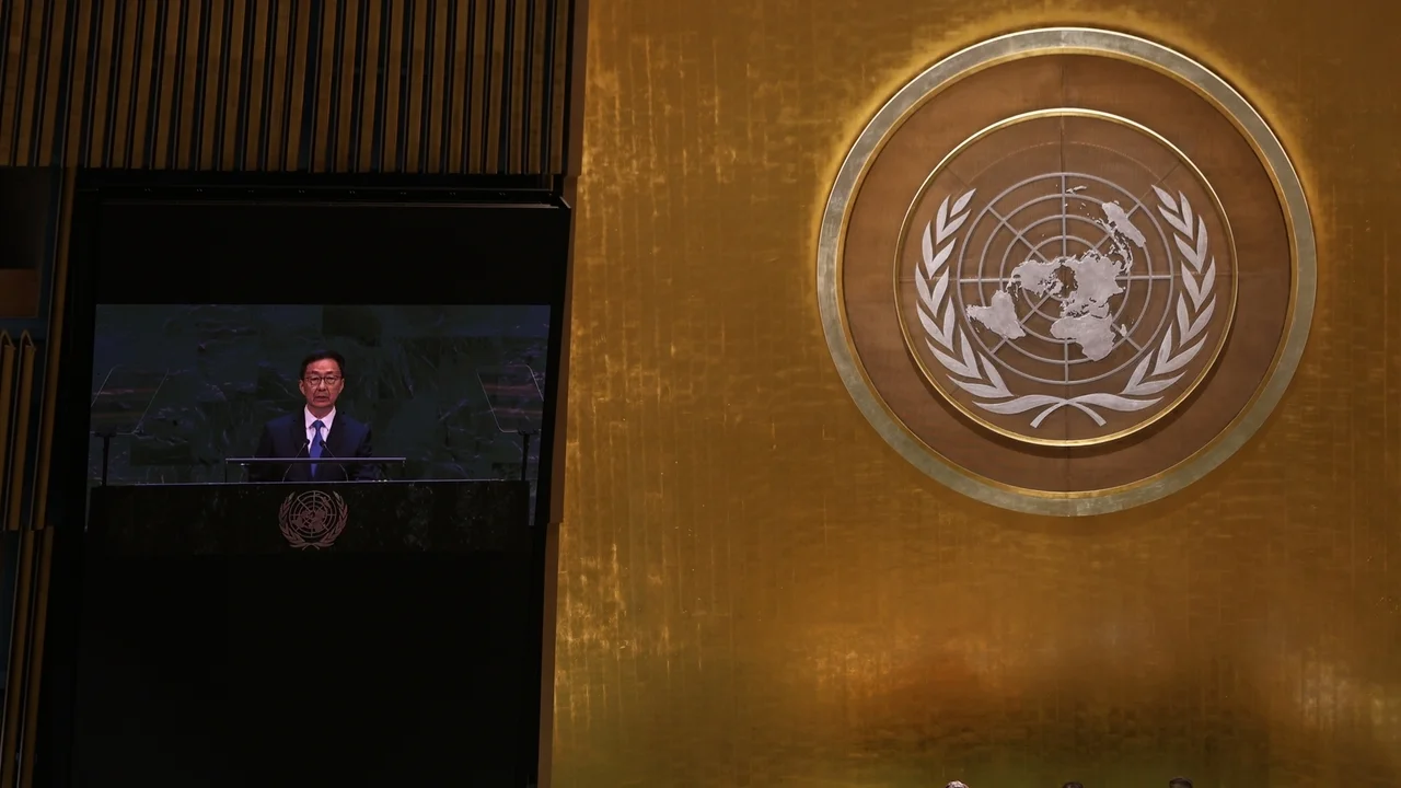 China, as usual, uses UN speech to promote global development as solution to world's challenges