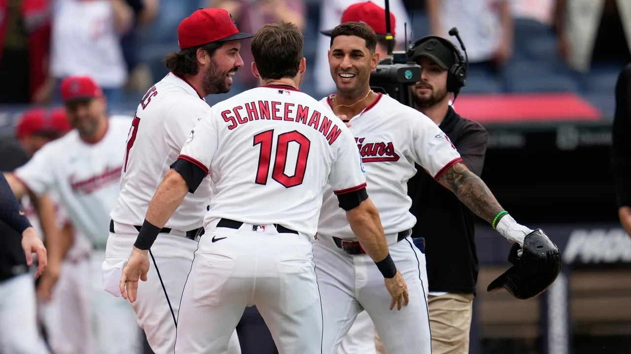 'Impressive' Brayan Rocchio of Guardians becomes 6th player with grand slam and walk-off HR in game