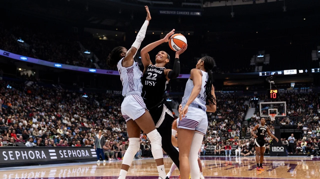 Wilson scores 27, Young adds 21 as Aces beat short-handed Tempo 88-78