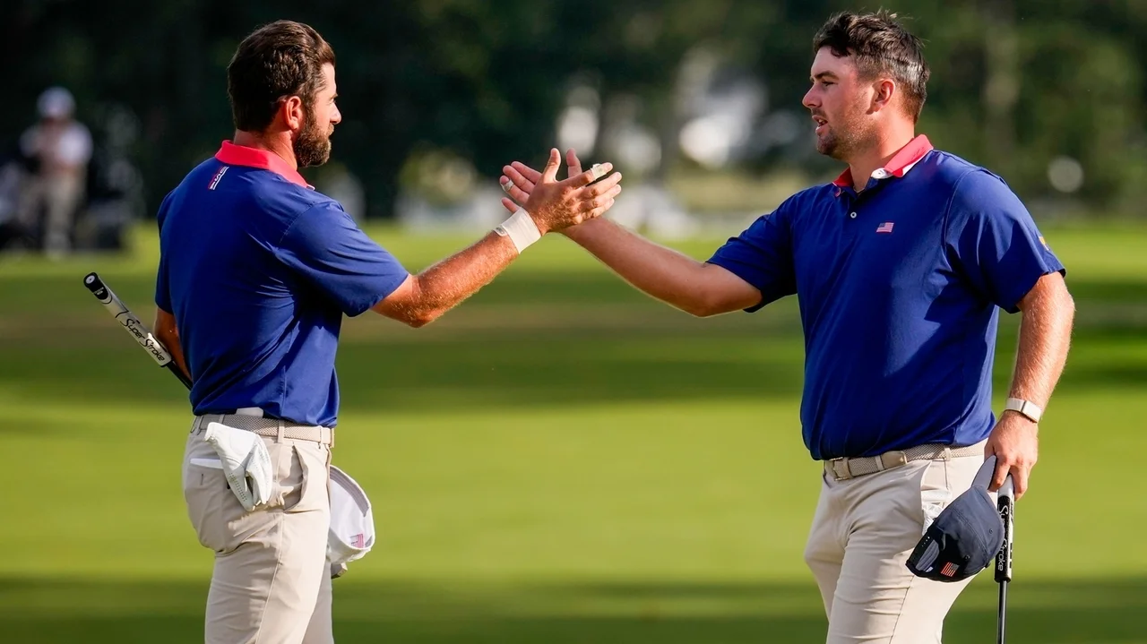 New York's Cameron Young and New Jersey's Chris Gotterup team up for 2 US wins at Presidents Cup