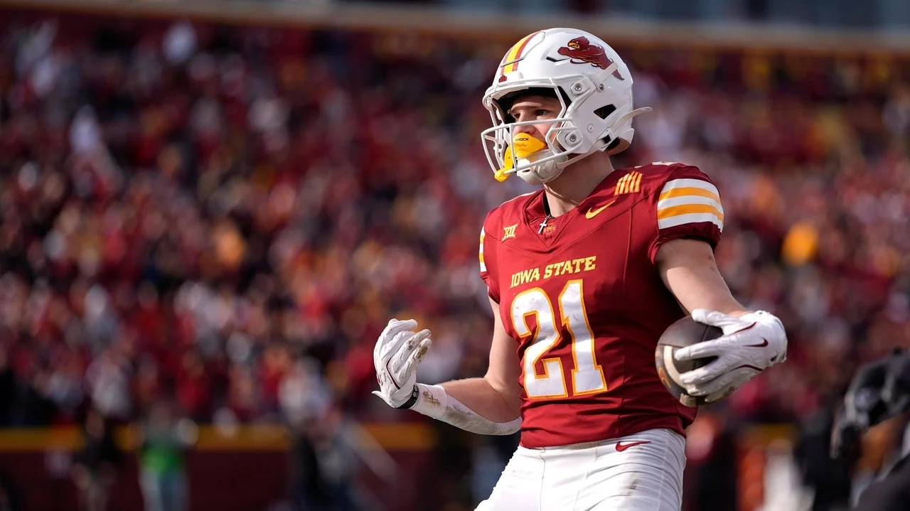 AP Player of the Week: Iowa State RB Aiden Flora ran for 212 yards and 3 TDs and passed for 2 scores